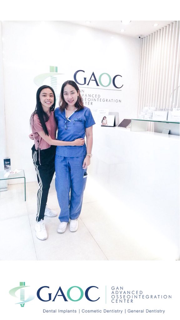 gaocdental's tweet photo. @maymayentrata07 spotted at our GAOC Robinsons Magnolia clinic with Dr. Valerie Co! ❤️ Thank you for making time to visit us Maymay! 🤗😘

#GAOCDental
#GAOCDentalxMaymayEntrata https://t.co/j5gjVvxmLz