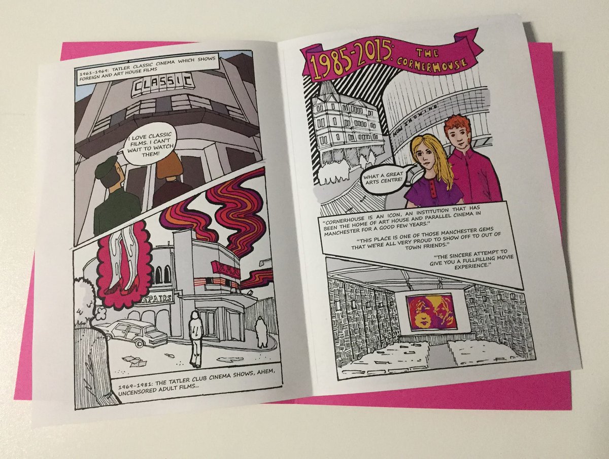 OxfordRdCorner's tweet photo. Wonderful to see work from @TheMSArch students this morning, exploring the history of the site and ideas for its future through comics!
You can see their exhibition this Wednesday at 70 Oxford Street (Cornerhouse) from 10am to 5pm https://t.co/kffLHp7PE7