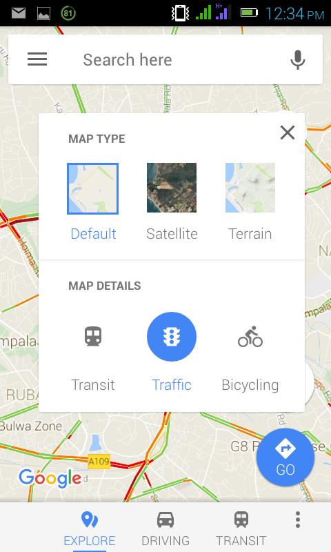 TrafficaApp's tweet photo. Now you can also know realtime traffic updates in Google Maps.
#TrafficaApp
Activate Traffic layer! https://t.co/OL8y8uRHiI