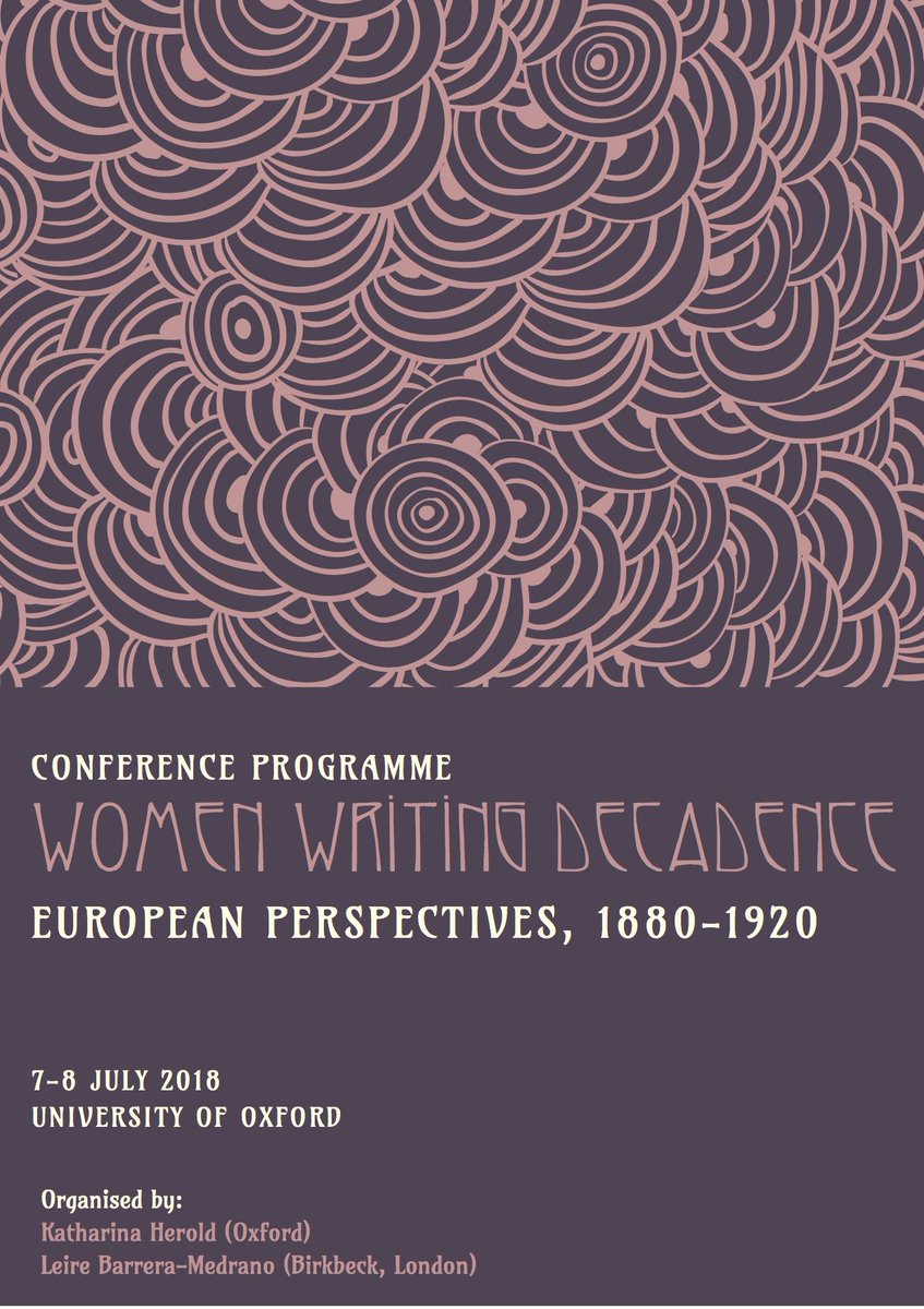 Decadent_Women's tweet photo. Registration for "Women Writing Decadence" is now open. Hurry, places are limited! #decadentwomen
https://t.co/5SDbo7Xz1r https://t.co/VD8UOeftg5