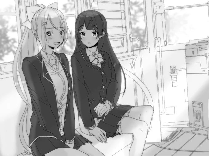相手の目をよく見る委員長と目を合わせてお話出来ない楓ちゃんっていう関係性がとても可愛い…
#月ノ美兎  #みとあーと #樋口楓 #でろあーと 
