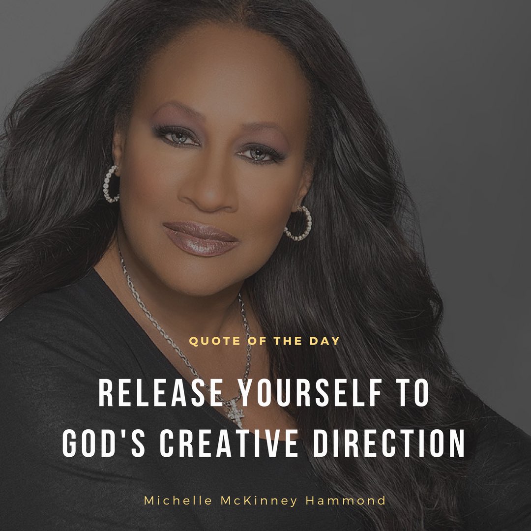 Every day is a new opportunity to start anew if need be. No one is perfect. But there is also no one like U. You are uniquely U, created to do what U do through your unique gifts & talents. RELEASE YOURSELF TO GOD’s CREATIVE DIRECTION. #MichelleMcKinneyHammond #MMH #GettingSmart