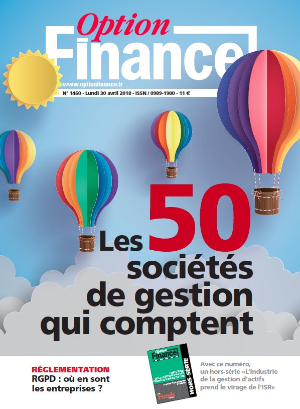 A la une d' #OptionFinance cette semaine - Le palmarès 2018 des 50 #sociétésdegestion qui comptent, réalisé par les rédactions d'Option Finance et de #FundsMagazine en partenariat avec <a href="/DeloitteFrance/">Deloitte France</a> ow.ly/evEx30jKacm