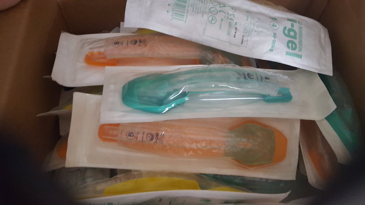 EuropeFrontier's tweet photo. I-Gel and Solus airways, syringes, cannulas, Ambu, surgical masks, dressings &amp; even maternity packs. Another w/e, another 10 boxes, 63 Kg of medical goodness donated to us by @JKybaluk, are on their way to our partners at @MedicsHomeFront &amp; https://t.co/bUEq2wK7rG

#lifesavers https://t.co/SKzhzh7DLA