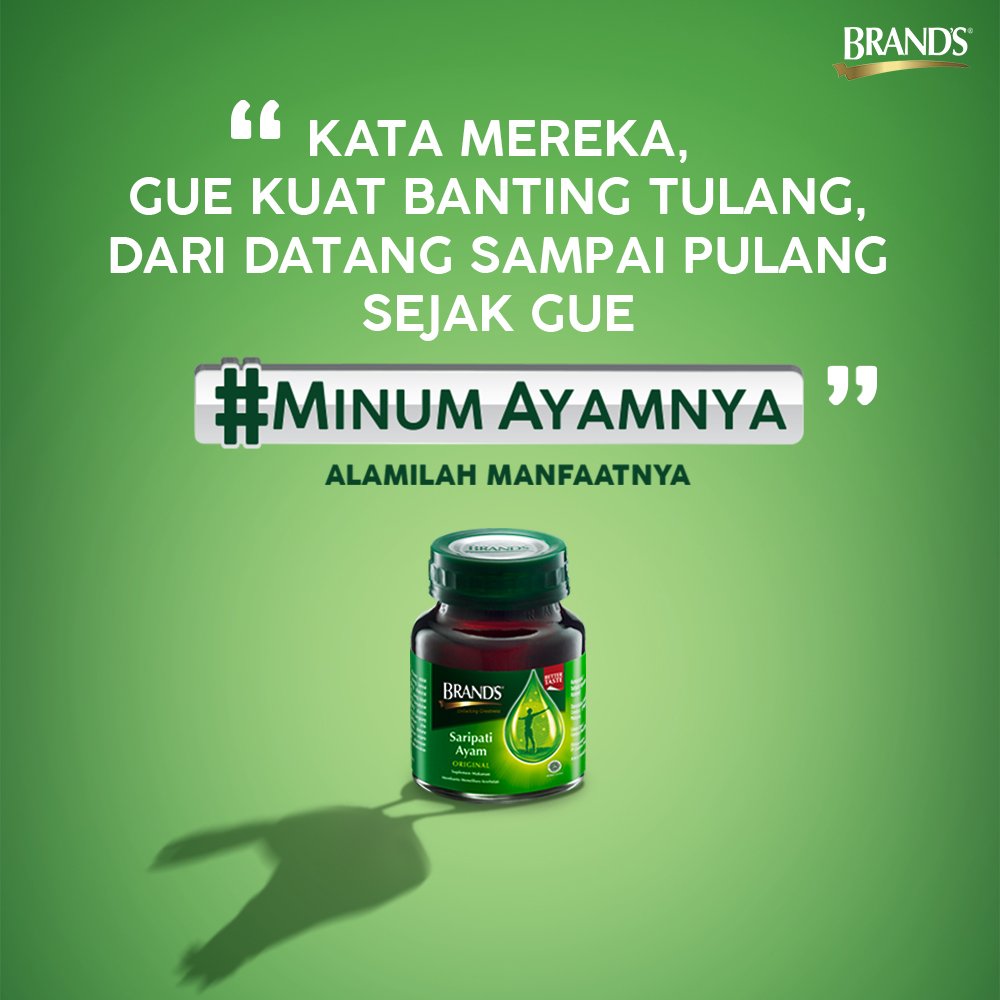 #MinumAyamnya bikin kuat banting tulang? Loh kok #MinumAyamnya? Kenapa ya? Klik bit.ly/MINUMAYAMNYA untuk tahu pastinya.