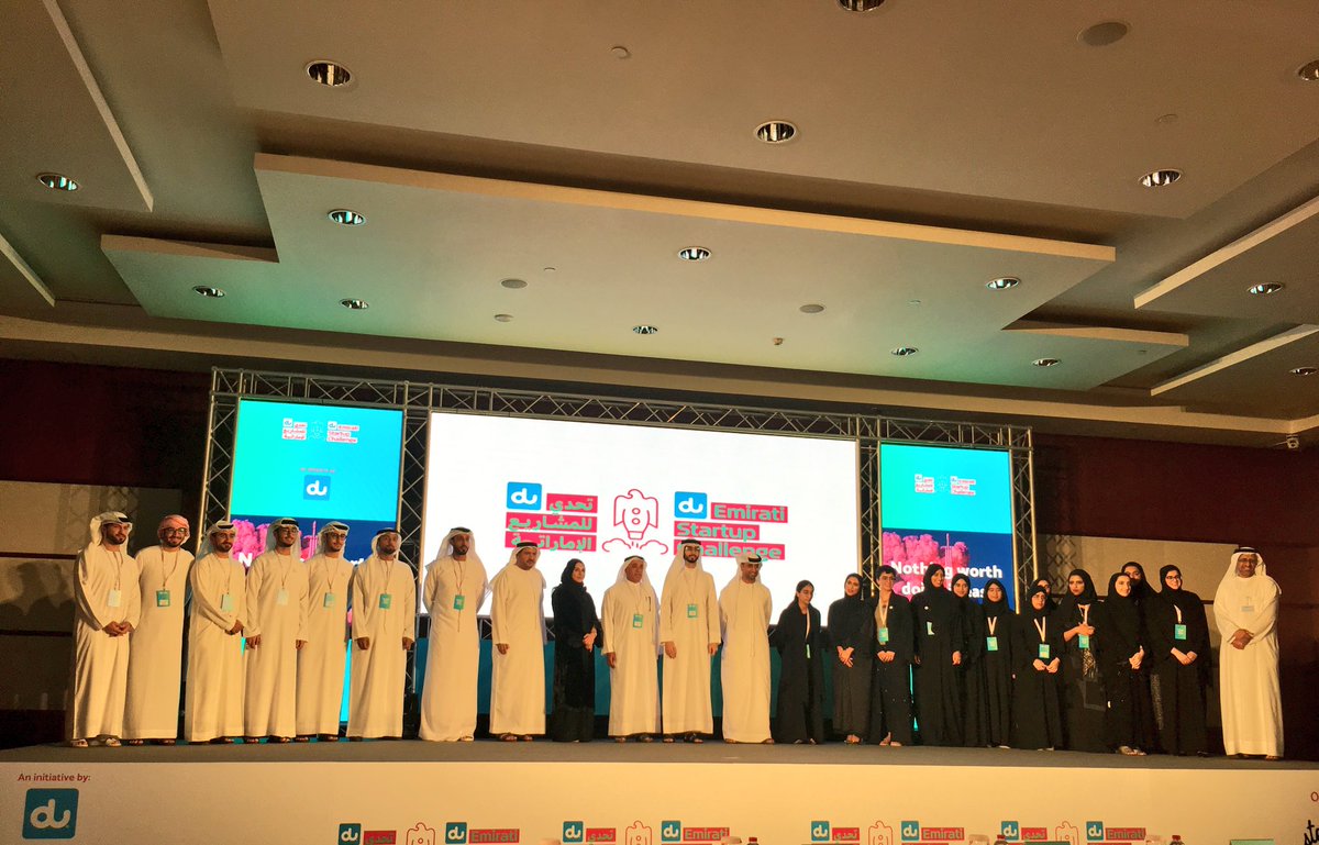 EntMagazineME's tweet photo. And the winners for @dutweets’ #dustartupchallenge are Mabany at 1st place winning AED25k, Emit at 2nd place with AED15k and Fursah and Driverless on 3rd place taking AED10k—congratulations! #startups #Dubai https://t.co/rMqOlOXMwB