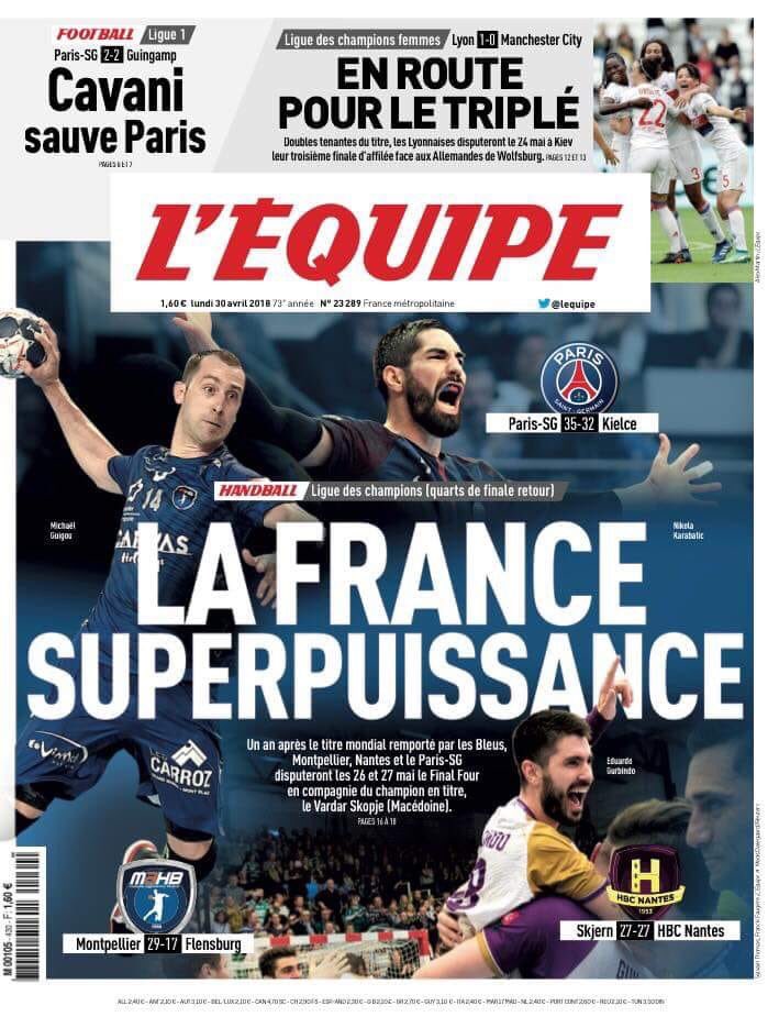 LouisetteC's tweet photo. 3 clubs français au Final 4 de la LDC !!!
Bravo @psghand @HBCNantes @mhbofficiel
#ehfcl #Final4 #Cologne https://t.co/82uhfAfEYU