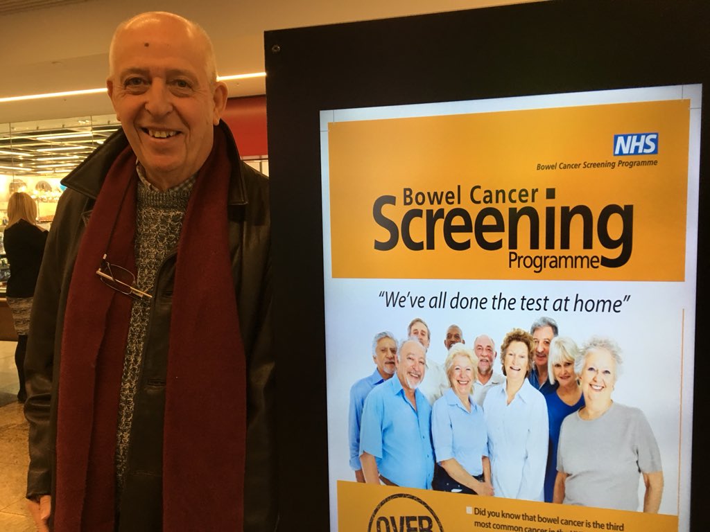 andyksheffield's tweet photo. It’s 10 years since the NHS Bowel Screening Programme was introduced and I’ve been talking to Dr’s, Patients and Nurses about the 1 million people who’ve taken the test including me @BBCSheffield https://t.co/pLwhPGTP7a