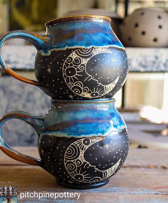 Instacraftlove1's tweet photo. Regrann from @pitchpinepottery - The glazing frenzy begins! Moon mugs will be restocked in the shop Saturday! .
.
.
.
.
.
#moonmugs #manonthemoon #moonchild #moonmama #mooncup #moonlight #handcarved #coffeetime #coffeeplease #mugset #matchingset #twoofa… https://t.co/zaXmOi67aI https://t.co/N2Iporbud3