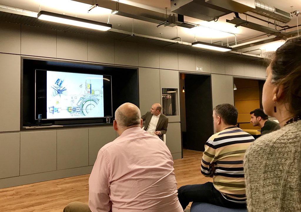 Carla_IBIGroup's tweet photo. Our morning #FIKA today was out of this world 💫🛰 a great insight in the subject of satellites #Harwell #Space  London Studio @ibigroup #IBIpeople https://t.co/O1cs4XnEBF