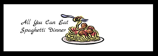 It's a Monday and that means, All you can eat Spaghetti with choice of bread. Join us where it's #betterthanbeinghome