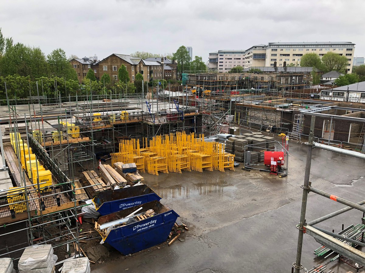 aca_studiosltd's tweet image. Stonlea and Thornebury #sitevist @ENGIE_UK @PeabodyLDN #greatprogress