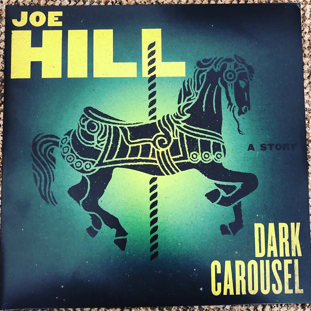 adamsuperjuiced's tweet photo. Really pleased my lovely edition of @joe_hill #darkcarousel has arrived. Beautifully put together with colourful vinyl old school records. A fantastic difficult kind of audio book @CemeteryDance @pspublishinguk https://t.co/VcKRExFN1t