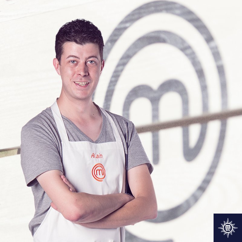 MSC_Crociere's tweet photo. Prenota una crociera su #MSCSinfonia e dai sfogo alla tua creatività in cucina con #MasterChefAtSea. Dal 7 luglio al 18 agosto si alterneranno a bordo i protagonisti di @MasterChefItalia: Alain Stratta, Gabriele Gatti e Mariangela Gigante. Scopri di più: https://t.co/7HFslCsRSH https://t.co/qdoUySe4Y7