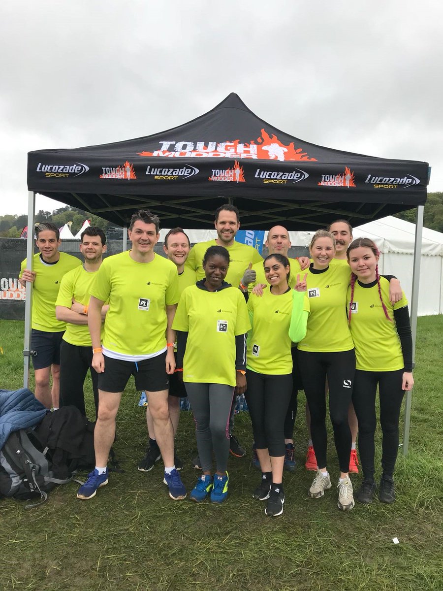 WildstoneUK's tweet photo. Congratulations to our team for completing @ToughMudder and raising over £700 for @TheBHF.  #MondayMotivation https://t.co/bF5KfKyptz