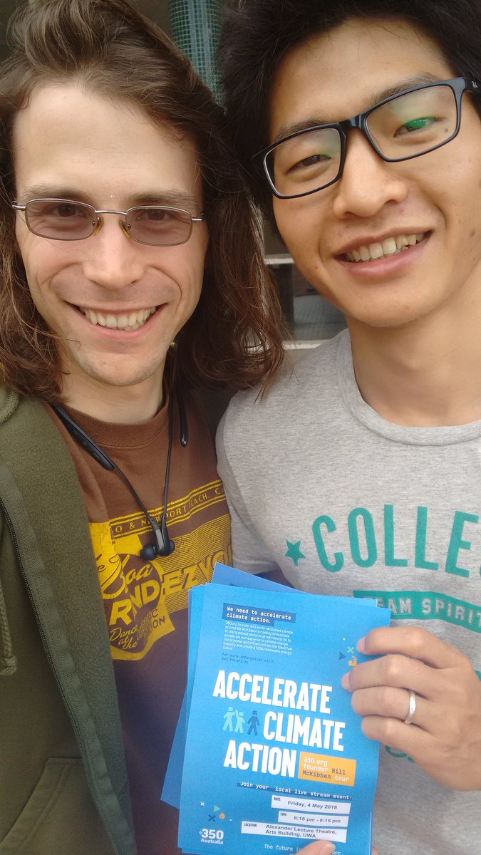 KasselHingee's tweet photo. Great fun today handing out flyers with my housemate for the Bill McKibben event this Friday :) @350Perth @MeckeringBoy @350Australia https://t.co/PTs64ePmGp