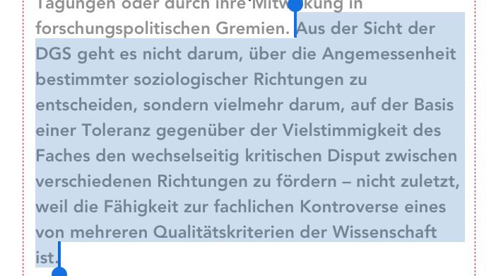 <a href="/DGSoziologie/">DGS</a> Auf den Punkt gebracht mit den letzten Sätzen. Was demgegenüber "empirisch-analytische Soziologie" als neue wahre Wahrheit (?) des Faches mitteilen möchte, bleibt offenbar einigermaßen verborgen oder mit einem mehr oder weniger dezenten Überlegenheitsanspruch versehen.