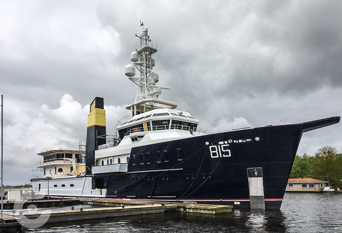 Watermark_PR's tweet photo. Feadship's impressive inaugural go-anywhere hybrid #superyacht is preparing for sea trials. https://t.co/NKf7j8XYEQ #MaritimePR #Watermark_PR #MaritimeInnovation https://t.co/hLSjXQPdiC
