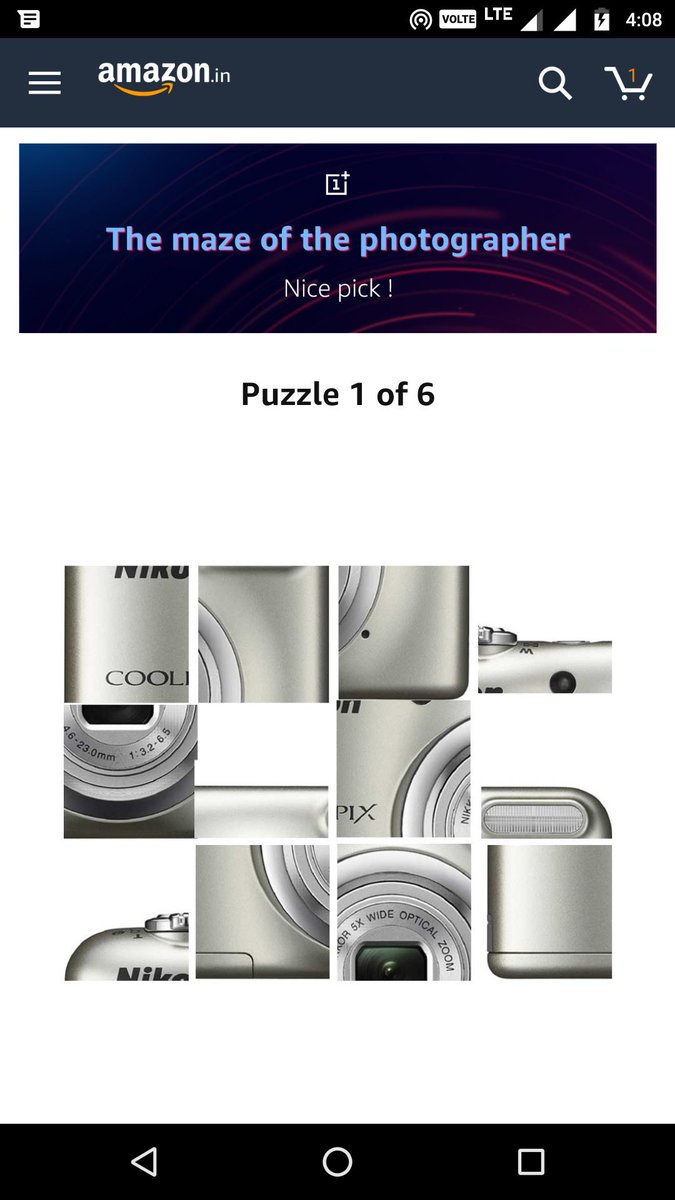 gurjotsond's tweet photo. #OnePlus6Maze https://t.co/IhskGG5hsz