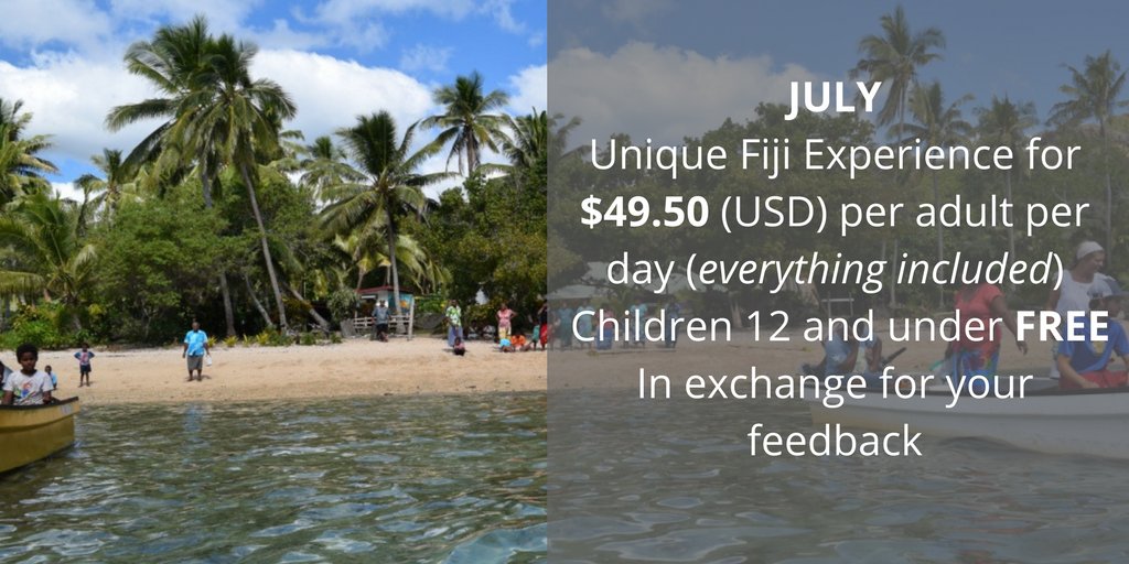 #AdventurousFamilies wanted to experience the real Fiji. Live on a beautiful island with an island tribe in exchange for your valued feedback. Info here bit.ly/FijiTwitter #familytravel #travelwithkids #travelfams #adventuretravel #fiji #islandlife #travelcommunity