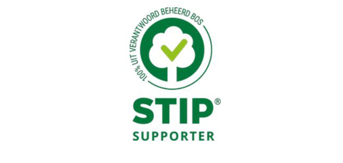 Vanaf heden is BMN STIP-supporter! STIP streeft ernaar dat al het hout uit duurzaam en/of verantwoord beheerde bossen komt. Bedrijven met een STIP-bedrijfskeurmerk werken uitsluitend met hout dat 100% duurzaam of verantwoord is. Als STIP-supporter ondersteunt BMN dit initiatief.