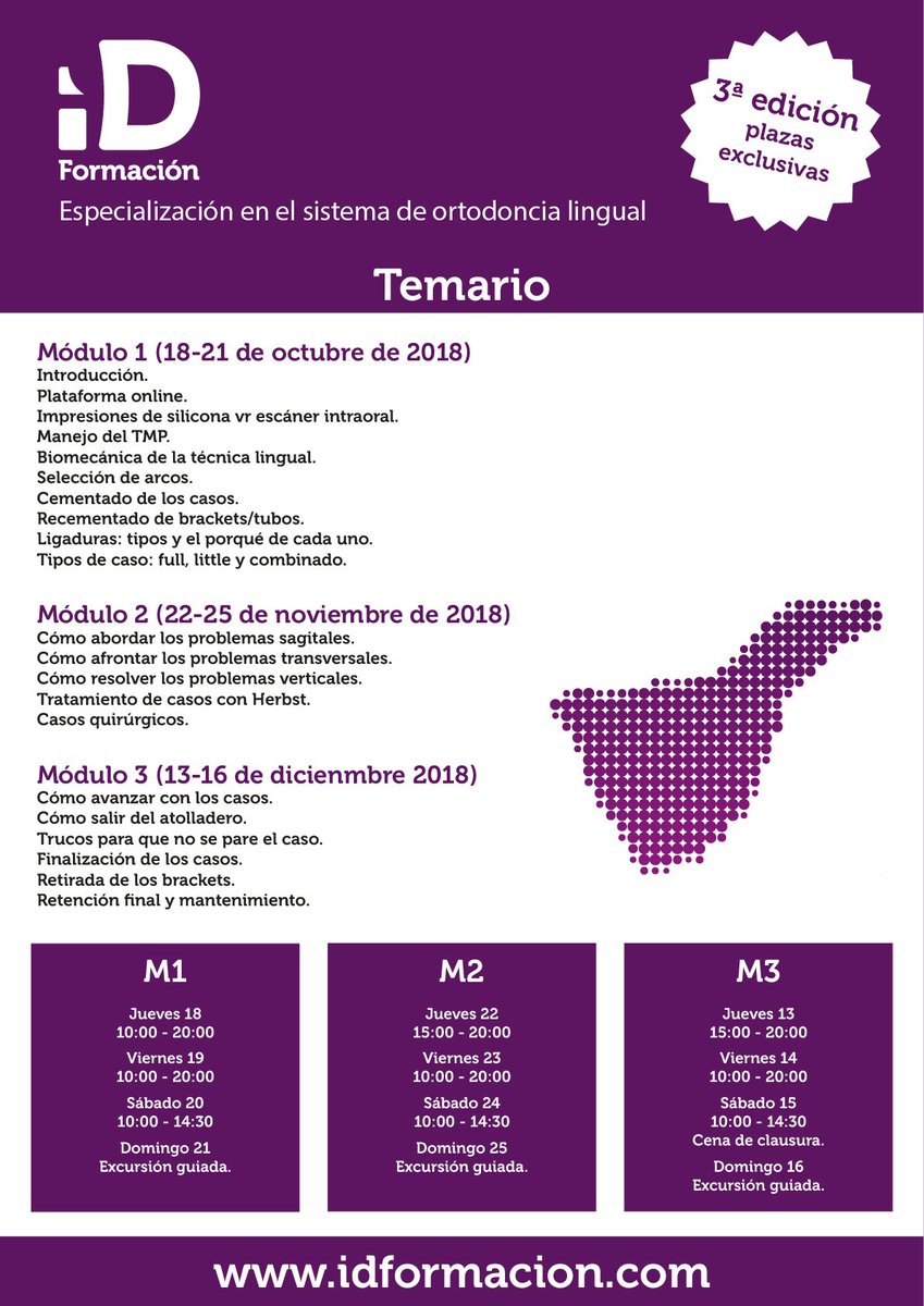 idformacion's tweet photo. Nueva 3ª edición del curso de Especialización en el sistema de ortodoncia lingual: mejor, intensiva y con la certificación oficial 3M para Incognito. - https://t.co/JNfPTSkK8g https://t.co/Hu0s2yGFDX
