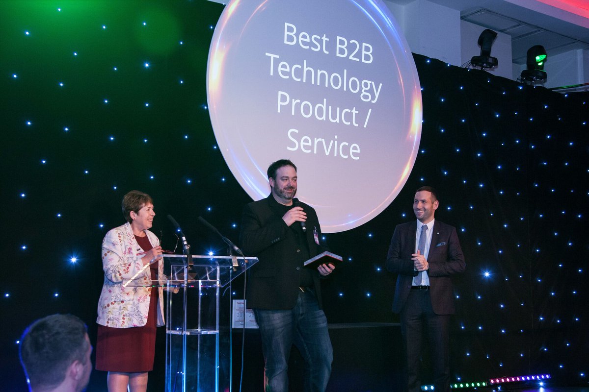 freeagent's tweet photo. We were honoured to be awarded Best B2B Technology Product at the Digital Tech Awards 2018 🎊🎉 Thank you @scotlandis! https://t.co/WzkERJaG7f #DigitalTech2018 https://t.co/K1D24aJQ3j