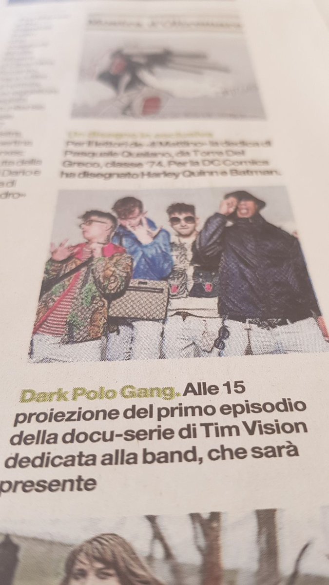 ilariofa's tweet photo. Ecco una cosa che di sicuro non mi perdo oggi al #Comicon2018 @DARKPOLOGANG777 @TIM_vision https://t.co/yGX2R6S2HF