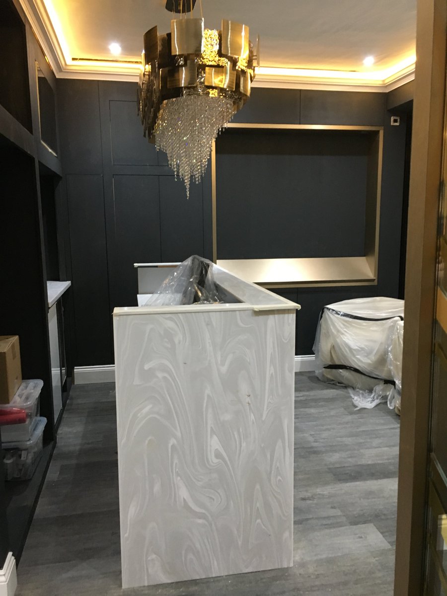 A few pictures from a recent fitout at Inanch boutique salon - Inanch can be found on Great Portland Street. #boutiquesalon #refit #commercialfitout #shopfitout #fitout #shopfitting #london