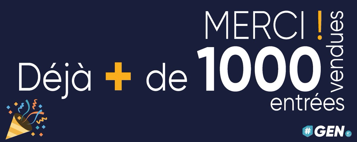 GENumerique's tweet image. Déjà plus de 1000 entrées vendues pour #GEN2018 ! Serez-vous de la partie ? 
L’équipe Grand Est Numérique met les bouchées doubles pour vous dévoiler au plus vite la programmation de l'événement. Tenez-vous prêt !
Billetterie &amp;gt;&amp;gt; buff.ly/2G28VL0