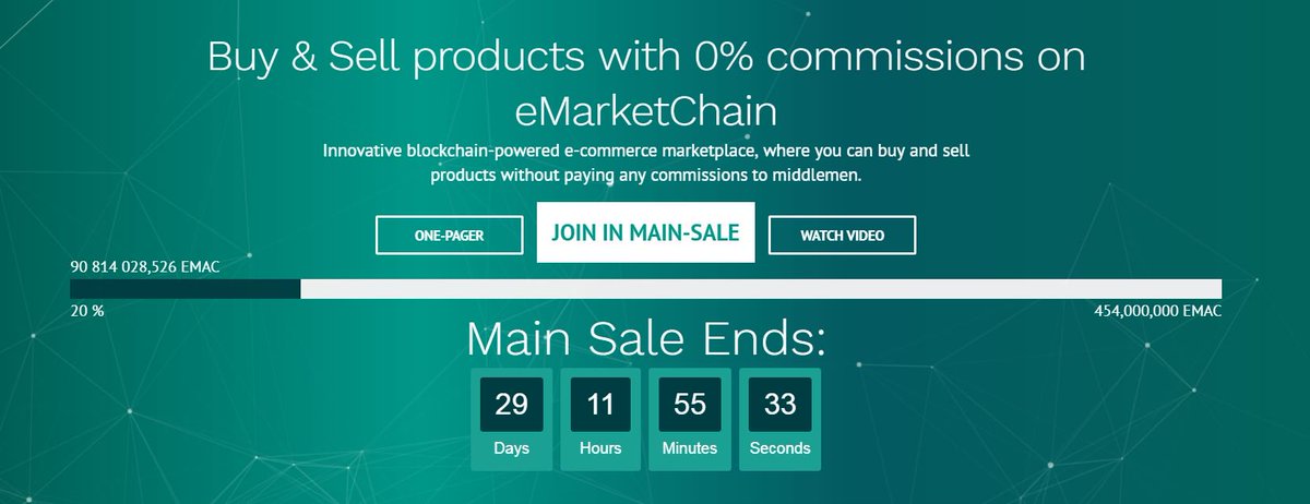 The #EMAC Main Sale is LIVE! 🚀

Participate now: emarketchain.co/join-in-main-s…