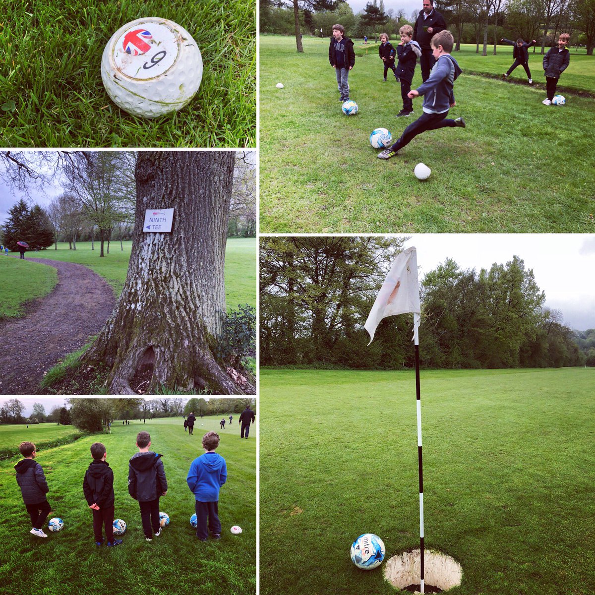 Even with the continuous rain, we couldn’t keep these boys from having a blast this weekend at Footgolf. #rain #footgolf #worldhamgolfclub #alton #jointhefun
