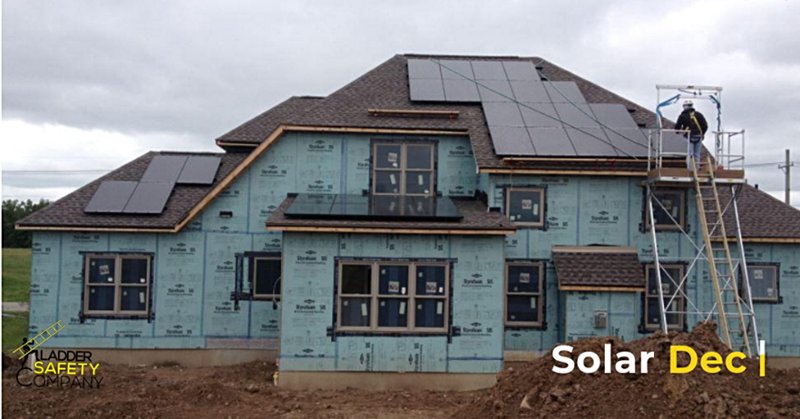 Ladder_Safety's tweet photo. Solar Dec is designed specifically to support the installation of solar panels on rooftops.
The system integrates a hoist and trap door in the platform to allow solar panels to be easily lifted to the rooftop for installation.The foundation of this system https://t.co/4NxmHjfM5F https://t.co/nEhL1c687W