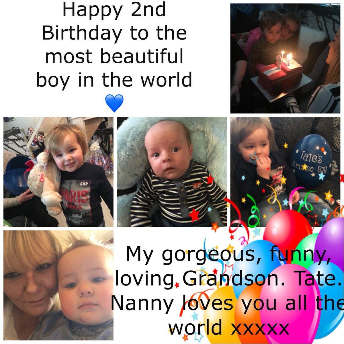 misscov's tweet photo. My precious Grandson is 2 Today!!
#Nannysboy #nolovelikeit #Happybirthday #Tate #proudnanny https://t.co/XTFiG7OVRT