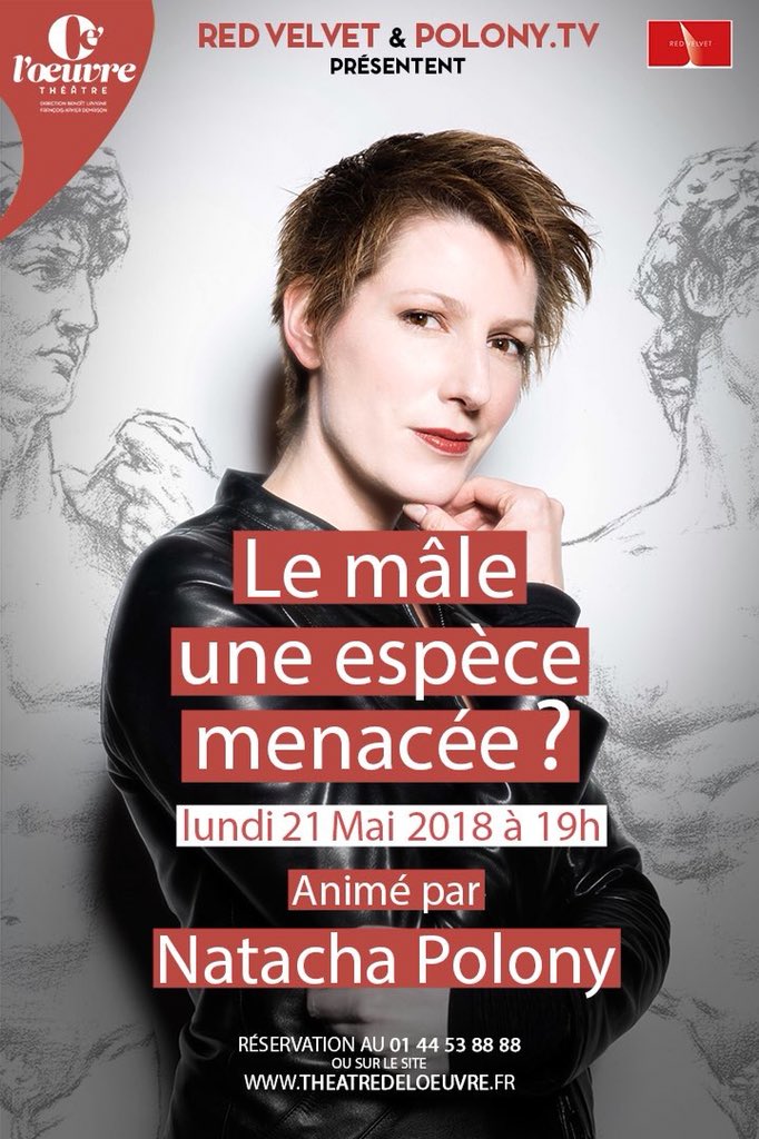 Et rendez-vous le lundi 21/05 pour une nouvelle conférence sur le thème « Le mâle une espèce menacée ? »