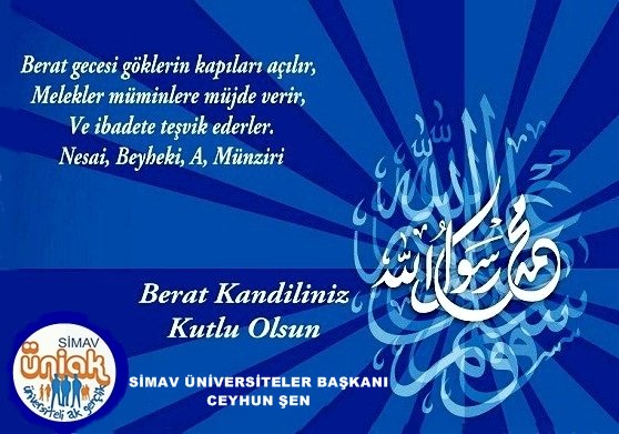 Kandiller berekettir, umuttur, gözyaşıdır, yakarıştır, özlemdir. Dualarınız kabul, Berat Kandilimiz mübarek olsun. #BeratKandili