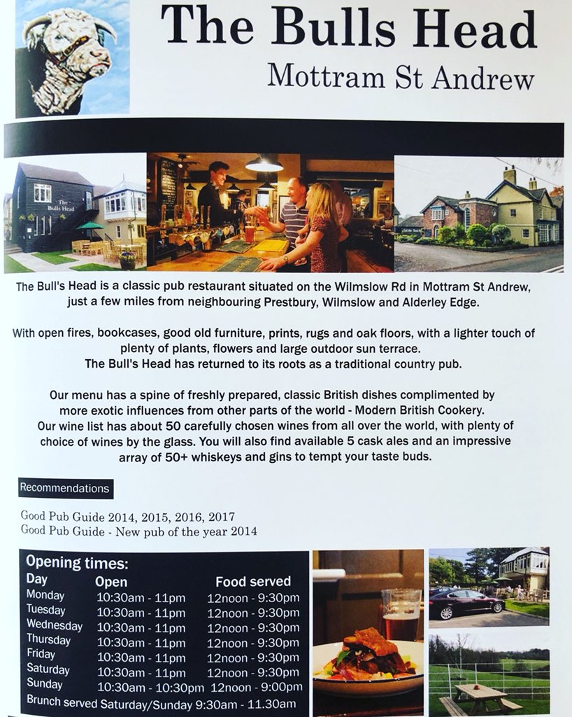 A big thanks to <a href="/foodcheshire/">Cheshirefoodguide</a> for our mention this month! #Cheshire #Food #Pub