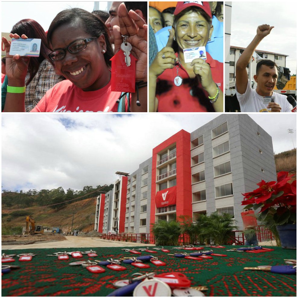Gobierno Bolivariano cumple los sueños de las familias venezolanas a través de la #GMVV y el <a href="/CarnetDLaPatria/">Carnet de la patria</a> 🏠🇻🇪. || Leer más aquí-> bit.ly/2GY57Ln #VenezuelaProductivaYProspera
