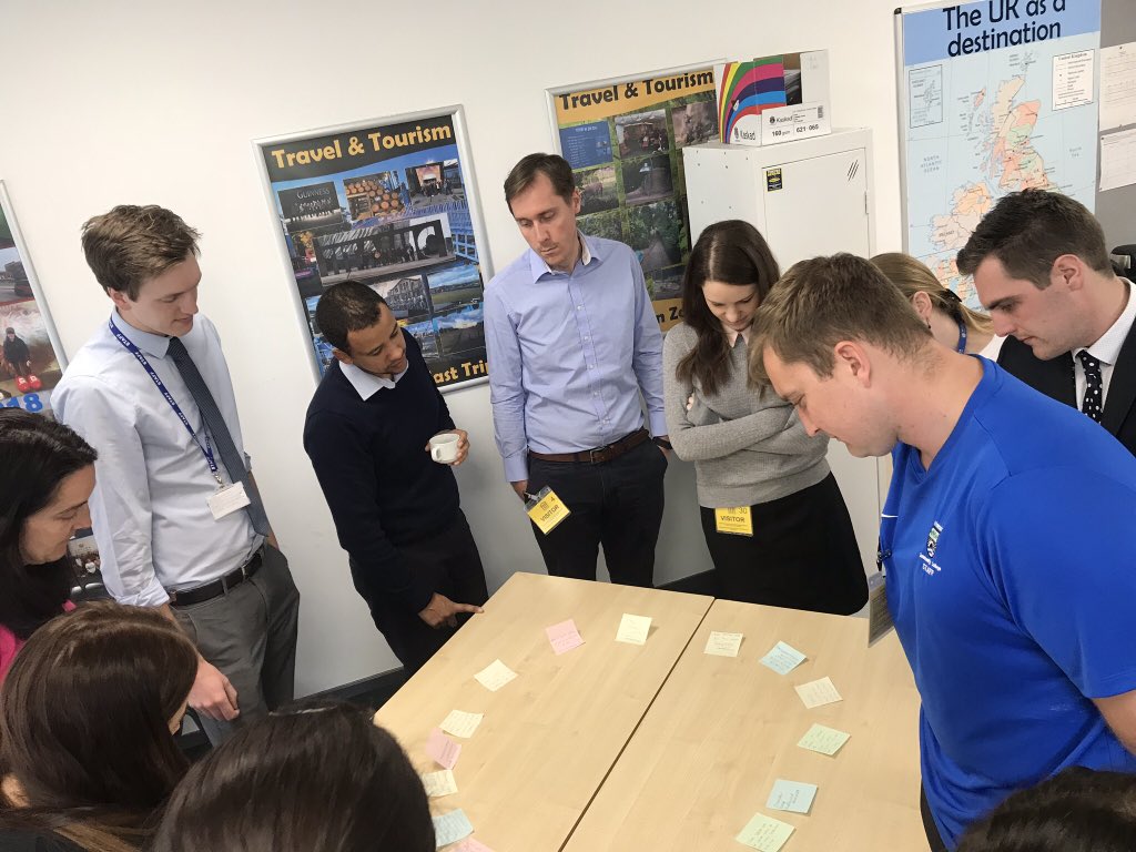 EmilyIsrael5's tweet photo. Final session of the #outstandingteacherprogramme Reflections, golden nuggets and elevator speeches. Well done everyone, a fantastic group of delegates! #olevi #OTP   @Sophie1516Sport @IvybridgeComCol @HelesSchool https://t.co/vgd5T1yNs9