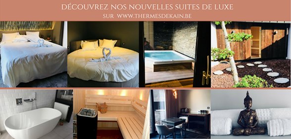 Thermesdekain's tweet photo. 🎁 🎂 PROMO LANCEMENT!!!🎂🎁
Pour son ouverture, les Thermes de Kain ont décidé de vous gâter...
L’occasion idéale pour découvrir nos Suites de Luxe avec wellness PRIVATIF à quelques kilomètres de Tournai...

🎂 *-20% sur les nuitées pour toutes les réservations : +3269222409 https://t.co/hndoIl2dVl