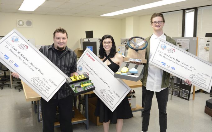 UBridgeportIndi's tweet image. #UBridgeport students win various prizes including, including Grand Prize, at the #NewYork International Auto Show for devices invented to keep drivers, passengers, and pedestrians safe from vehicle mishaps. #OnlyUB
news.bridgeport.edu/news-releases/…