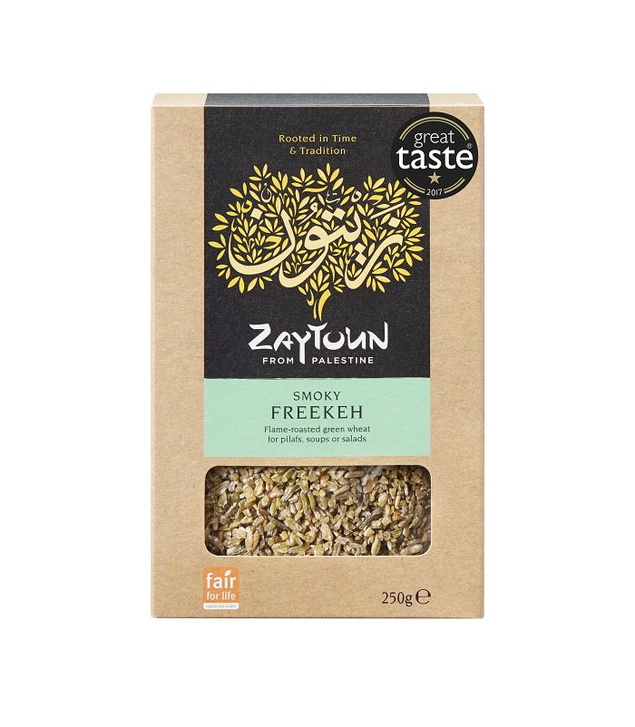 Zaytoun_CIC's tweet photo. South of Jenin, farmers are harvesting and burning young, green wheat to produce freekeh, a grain with a nutty flavour and a subtle smokey tone. And winner of a Great Taste Award in 2017. #GreatTasteAwardWinner #BuyPalestinian #RootedInTimeAndTradition #ZaytounFreekeh #Slowfood https://t.co/zeGaoOyJXG