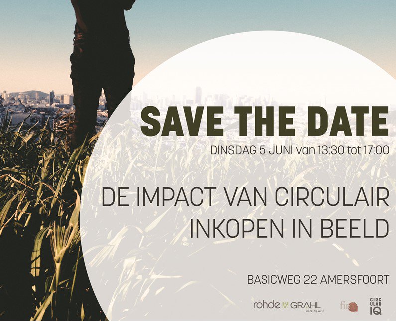 FIRA_CSR's tweet photo. @FIRA_CSR en @CircularIq organiseren een meet-up over de impact van #circulair inkopen. Een van de grootste #circulaire #tenders ooit staat centraal. De klant @Rijkswaterstaat en de leverancier @ROHDEGRAHL gaan in op de impact van deze vraag voor leveranciers en keten partners. https://t.co/RkAGvdMNQ2