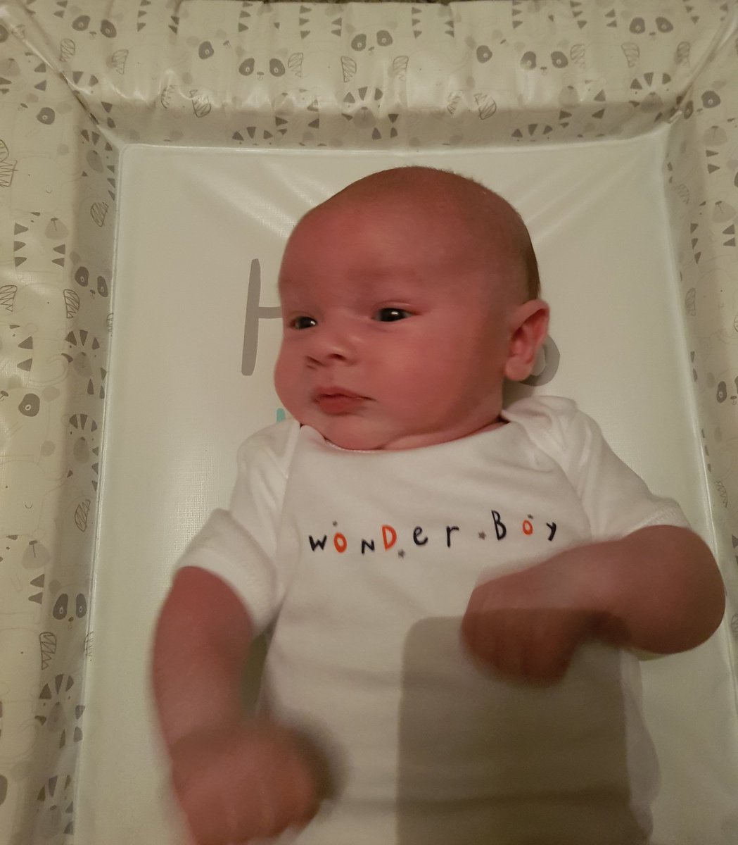 One month old and already a wonderboy fan <a href="/WonderboyMMA/">Stephen Thompson</a>