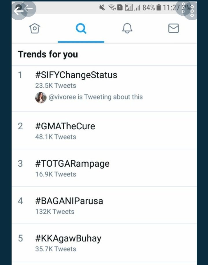 MyHappyPill143's tweet photo. #SIFYChangeStatus
@DreamscapePH
@SIFYonAbsCbn
@ericjohnsalut
Ay nag top spot. Ang galing!!! https://t.co/I0zvXm9T7m
