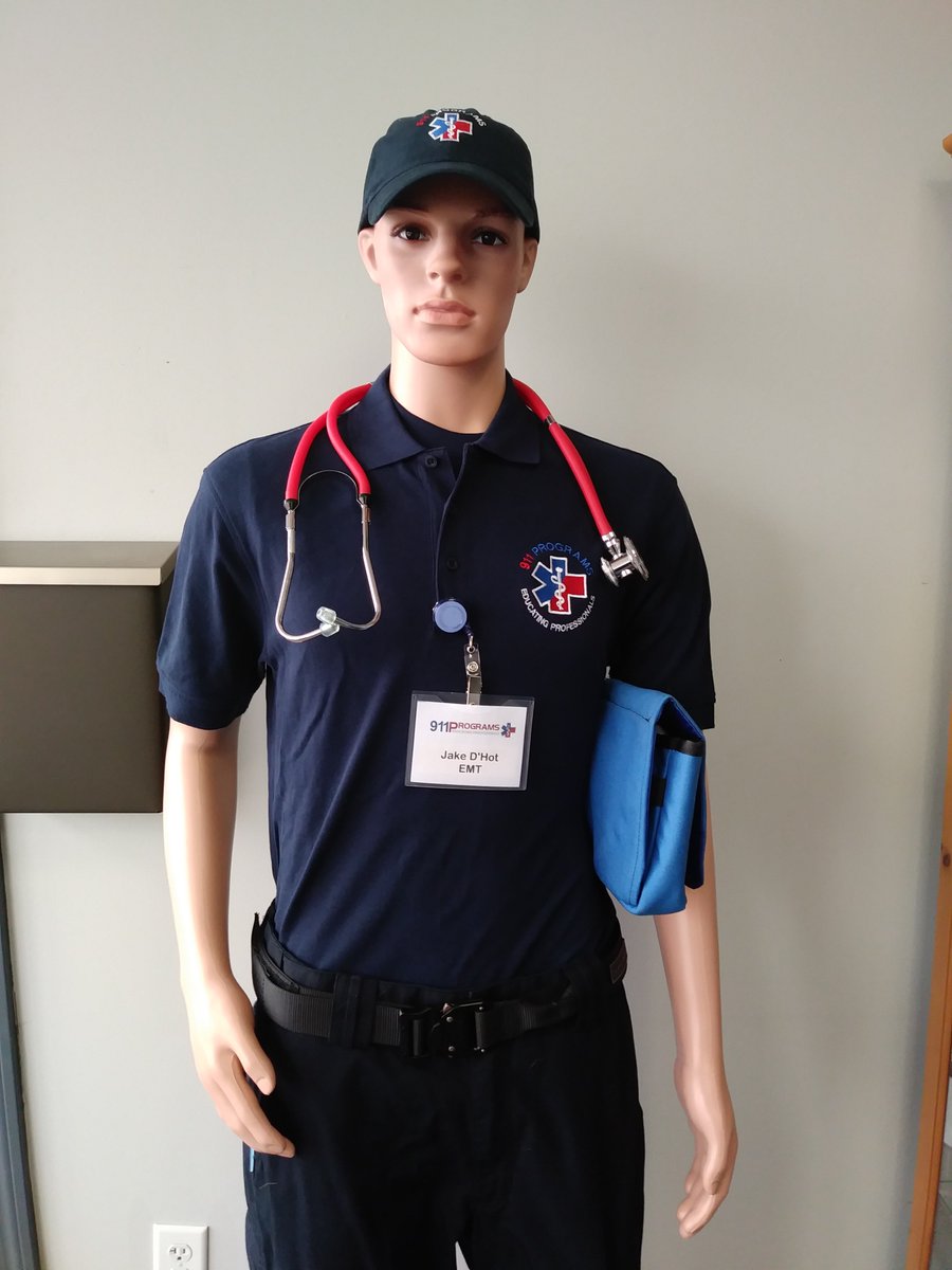 911Programs's tweet image. Our new Employee Jack D'Hot EMT! Dressed to Impress and ready to take on the world. #EMTSchool #911Programs