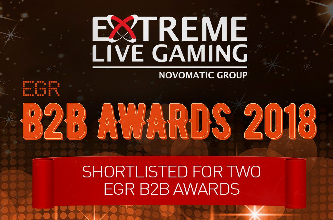 ExtremeLiveGame's tweet photo. Extreme Live Gaming are delighted to announce we have been shortlisted for 2 EGR B2B Awards in the categories Live Casino Supplier and Mobile Gaming Software of the year! 👏👏👏 https://t.co/seqyQC7NLq