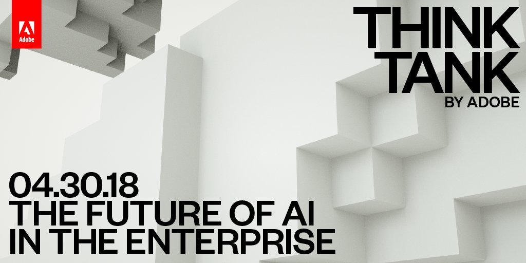 We're about to kick off our #AdobeTT. Tune in at 1 pm ET as we talk AI & the future of the enterprise: adobe.ly/2rc367P