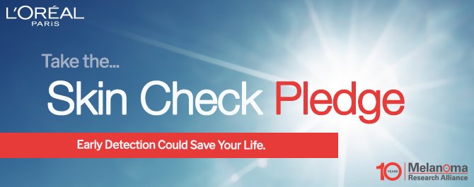MelanomaReAlli's tweet photo. Take the #SkinCheckPledge! https://t.co/96FhU14JgJ #MIGLobal https://t.co/NzvFsVJdVc