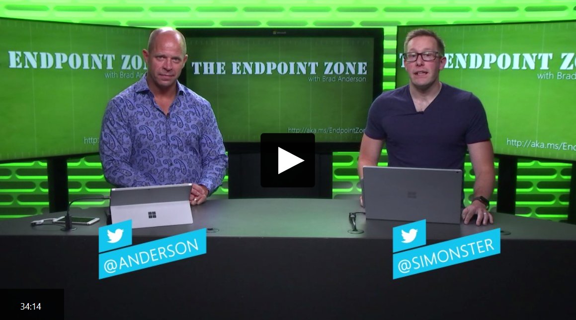 MSIntune's tweet photo. New episode of #EndpointZone is here: this month @Anderson
and @simonster go deep into co-management, take a look at changes to Conditional Access, the new Company Portal app for iOS, and more https://t.co/Wv6asIDwHE
#ConfigMgr #Microsoft365 https://t.co/WLxUL7gxjz